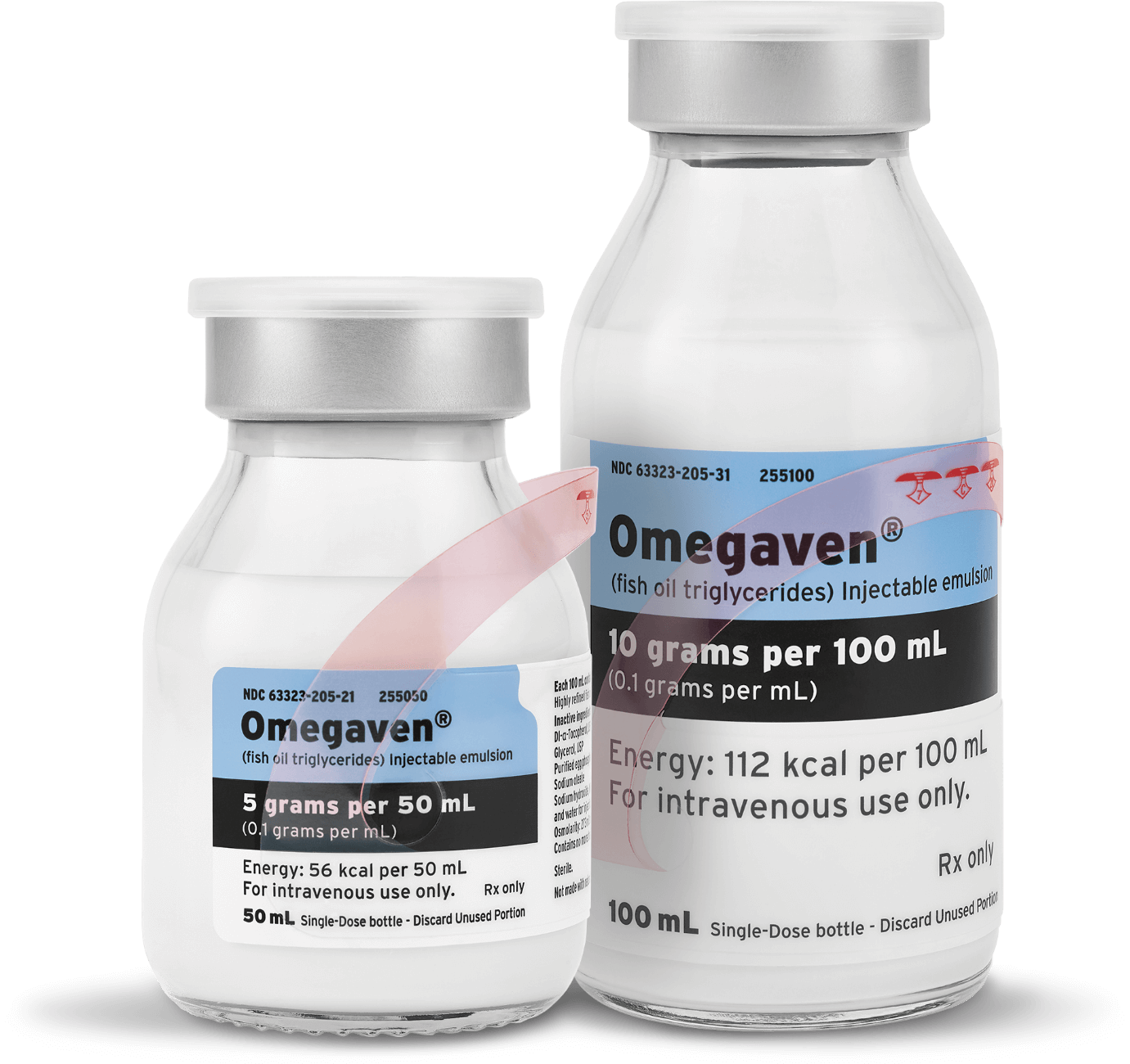 photo of Omegaven vials