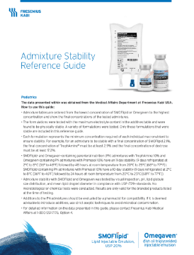 Preview of Stability Reference Guide for Pediatrics