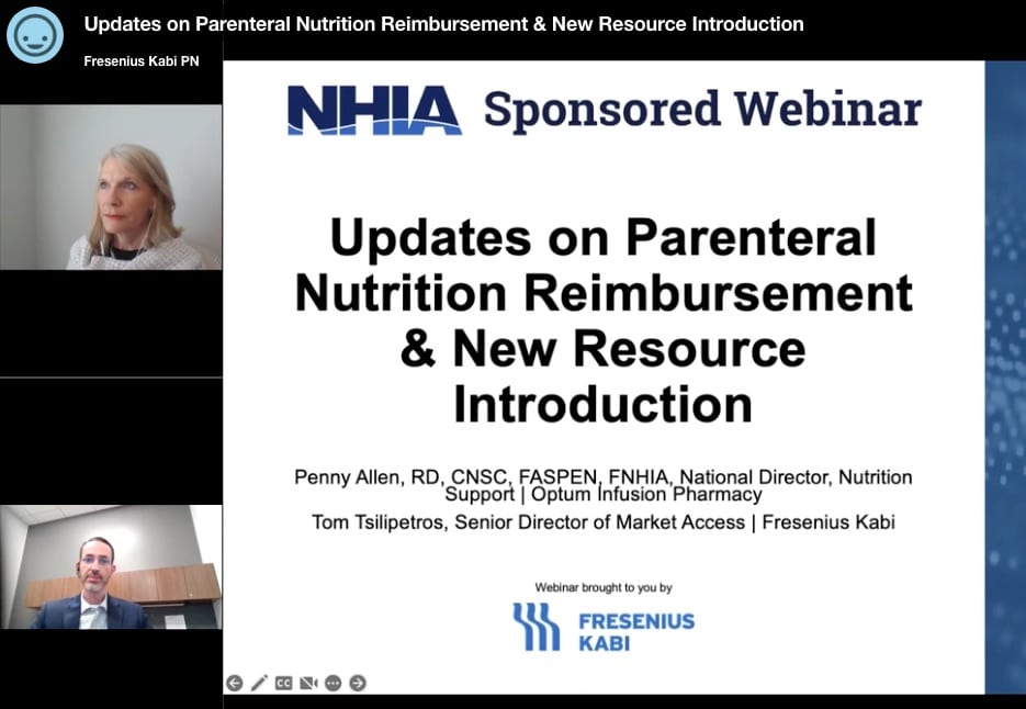 Updates on Parenteral Nutrition Reimbursement & New Resource Introduction