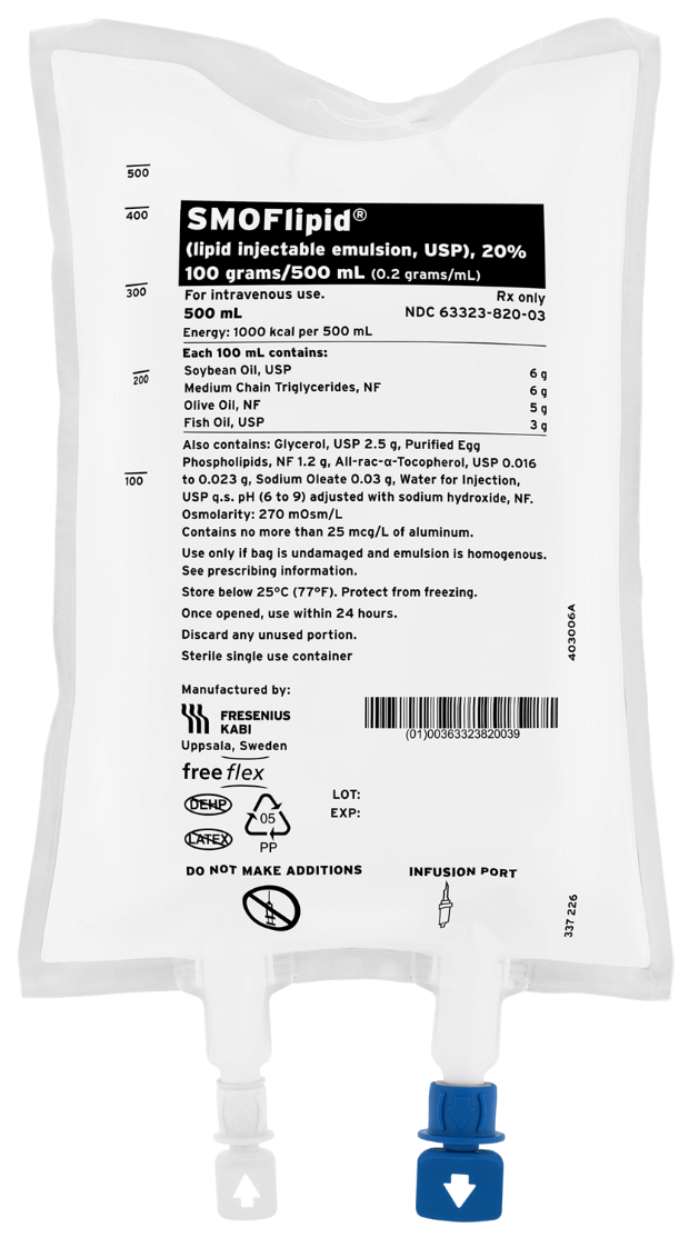 SMOFlipid injectable emulsion