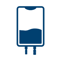 A dark blue dropper icon