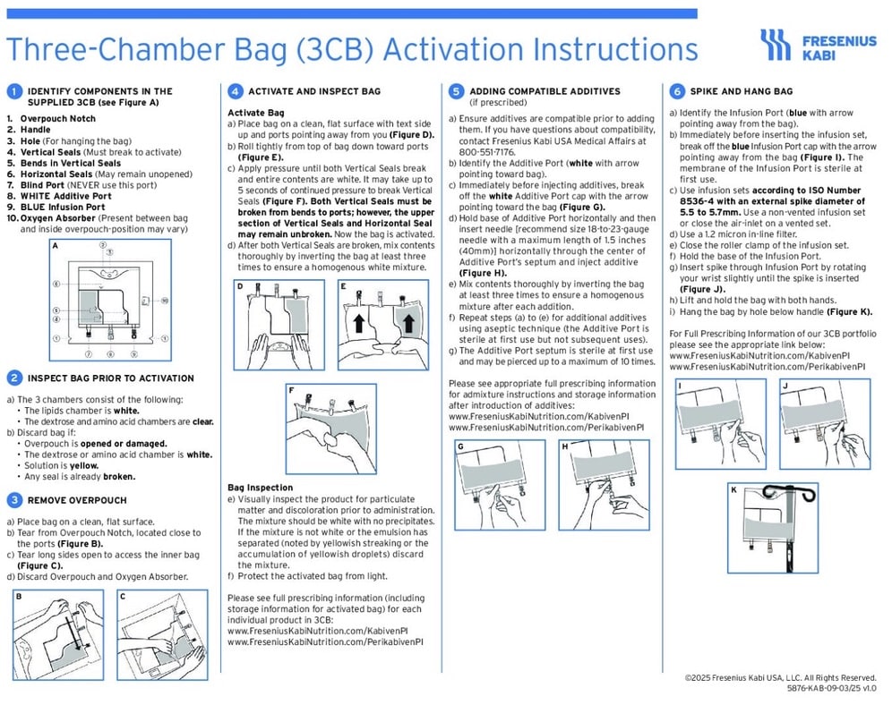 Kabiven Activation Instructions