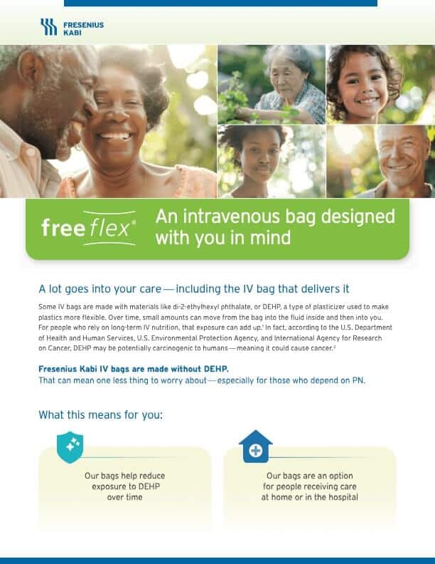 IV Bag Consumer Conference Sell Sheet